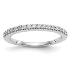 True Origin 14K White Gold 1/3 carat Lab Grown Diamond VS+ F+ Complete Wedding Band