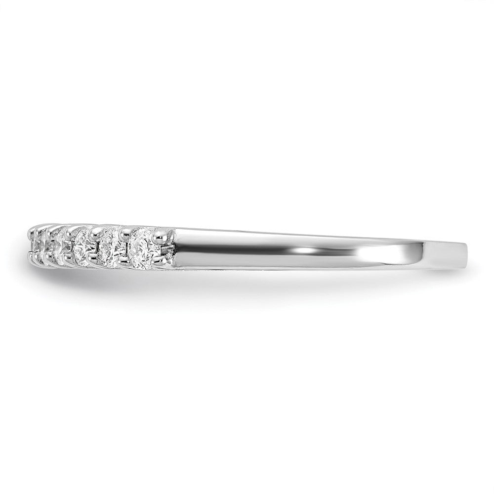 14K White Gold 1/4 carat Diamond Complete Wedding Band