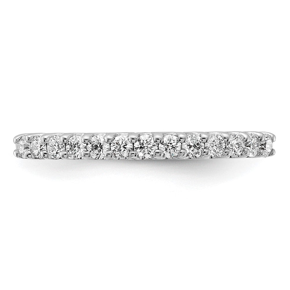 14K White Gold 1/4 carat Diamond Complete Wedding Band