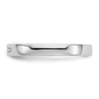 14K White Gold 5-Stone 1/10 carat Round Diamond Complete Channel Band