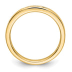14K Yellow Gold 5-Stone 1/10 carat Round Diamond Complete Channel Band