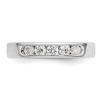 14kw TRUE ORIGIN Lab Grown Diamond VS+, F+ 5-Stone Channel Band