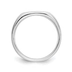 14K White Gold 5-Stone 1/10 carat Round Diamond Complete Channel Band