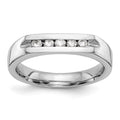 14K Yellow Gold 5-Stone Diamond Channel Band