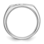 14K White Gold 5-Stone 1/4 carat Round Diamond Complete Channel Band