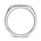 14K White Gold 5-Stone 3/8 carat Round Diamond Complete Channel Band