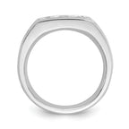 14K White Gold 5-Stone 3/4 carat Round Diamond Complete Channel Band