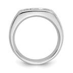 14K White Gold 5-Stone 1 carat Round Diamond Complete Channel Band