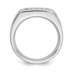 14K White Gold 5-Stone 1.25 carat Round Diamond Complete Channel Band