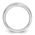 14K White Gold 5-Stone 3/4 carat Round Diamond Complete Channel Band
