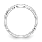 14K White Gold 5-Stone 1/5 carat Round Diamond Complete Channel Band