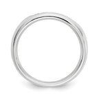 14K White Gold 5-Stone 1/3 carat Round Diamond Complete Channel Band