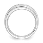 14K White Gold 5-Stone 1.2 carat Round Diamond Complete Channel Band