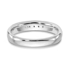 14K White Gold 5-Stone 1/6 carat Round Diamond Complete Channel Band