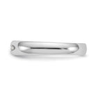 14K White Gold 5-Stone 1/5 carat Round Diamond Complete Channel Band