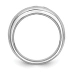 14K White Gold 5-Stone 1.2 carat Round Diamond Complete Channel Band