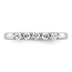 True Origin 14K White Gold 1/3 carat Lab Grown Diamond VS+ F+ Complete Round Five Stone Ring