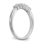 True Origin 14K White Gold 1/3 carat Lab Grown Diamond VS+ F+ Complete Round Five Stone Ring