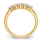 14K Yellow Gold 5-Stone Diamond Band