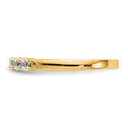 14K Yellow Gold 5-Stone Diamond Band