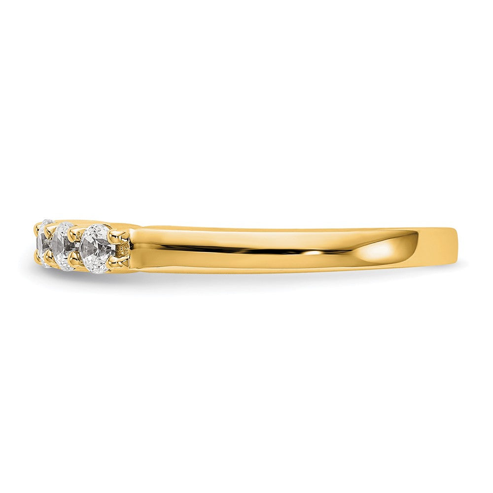 14K Yellow Gold 5-Stone Diamond Band