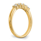 True Origin 14K Yellow Gold 1/3 carat Lab Grown Diamond VS+ F+ Complete Round Five Stone Ring