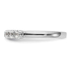 True Origin 14K White Gold 1/2 carat Lab Grown Diamond VS+ F+ Complete Round Five Stone Ring