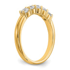 True Origin 14K Yellow Gold 1/2 carat Lab Grown Diamond VS+ F+ Complete Round Five Stone Ring