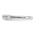 True Origin 14K White Gold 5/8 carat Lab Grown Diamond VS+ F+ Complete Round Five Stone Ring