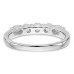 True Origin 14K White Gold 5/8 carat Lab Grown Diamond VS+ F+ Complete Round Five Stone Ring