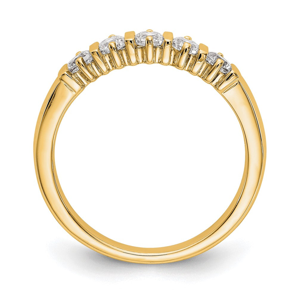 14K Yellow Gold 5-Stone Diamond Band