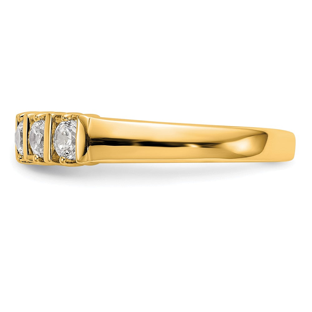 14K Yellow Gold 5-Stone Diamond Band