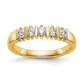 14K Yellow Gold 5-Stone Diamond Band