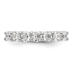 True Origin 14K White Gold 3/4 carat Lab Grown Diamond VS/SI D E F 7 Stone Band
