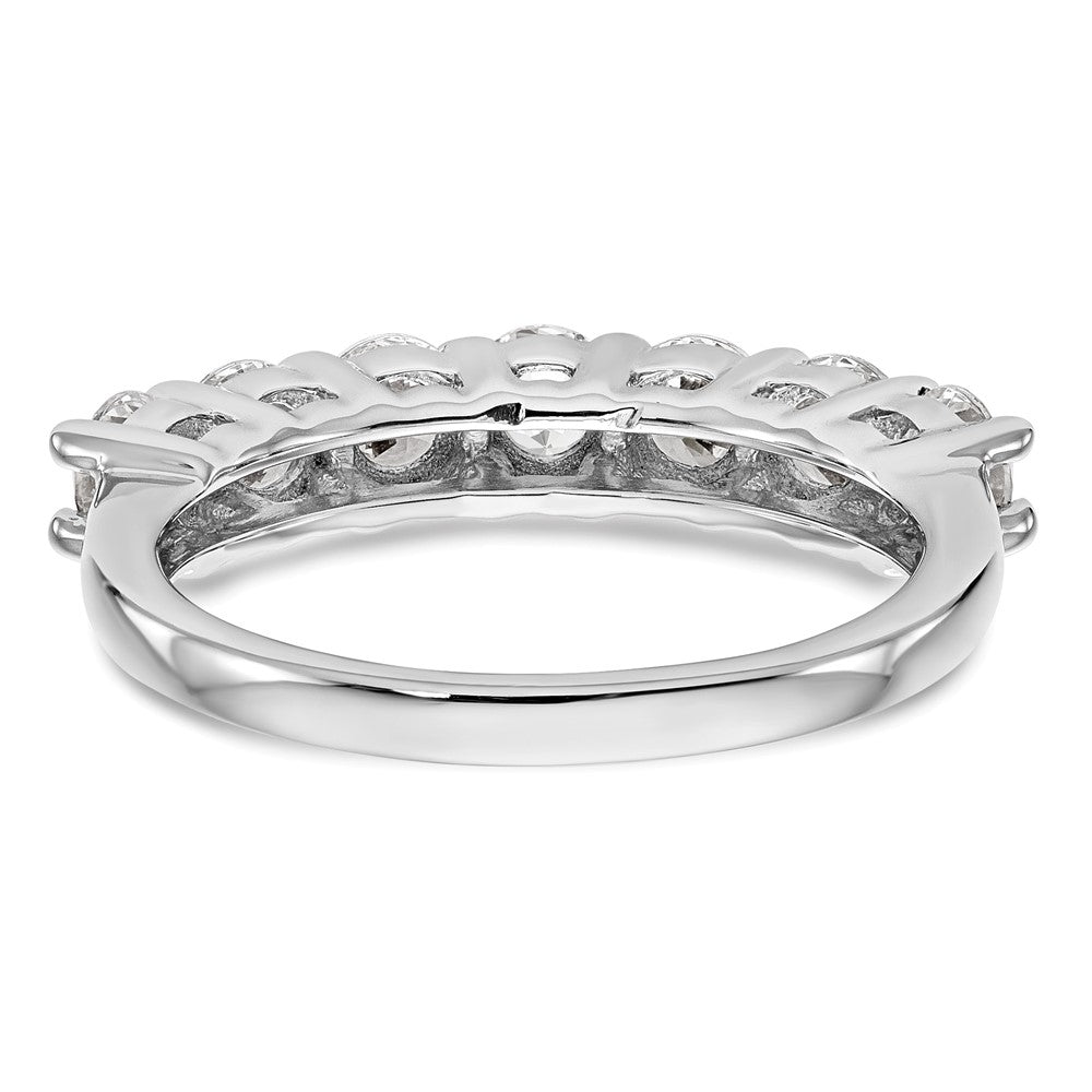 True Origin 14K White Gold 3/4 carat Lab Grown Diamond VS/SI D E F 7 Stone Band