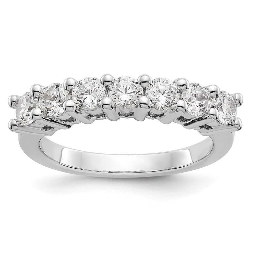 True Origin 14K White Gold 3/4 carat Lab Grown Diamond VS/SI D E F 7 Stone Band