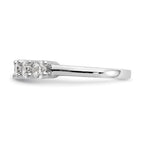 14K White Gold 7-Stone Shared Prong 1.4 carat Complete Round Diamond Band