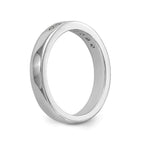 Platinum 7-Stone 1/4 carat Round Diamond Complete Channel Band