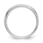 14K White Gold 7-Stone 1/10 carat Round Diamond Complete Channel Band