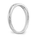 14K White Gold 7-Stone 1/10 carat Round Diamond Complete Channel Band