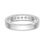 Platinum 9-Stone 1/2 carat Round Diamond Complete Channel Band