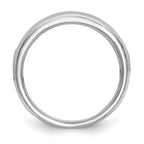 14K White Gold 9-Stone 1 carat Round Diamond Complete Channel Band