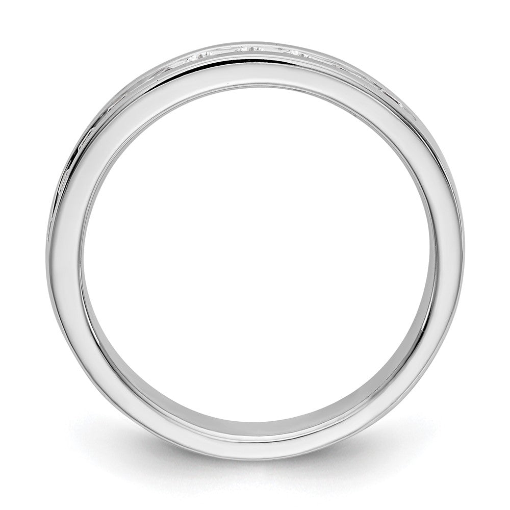 14kw 10-Stone Lab Grown Diamond VS/SI+ G+ Channel Band