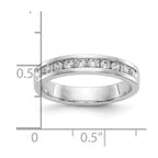 14kw 10-Stone Lab Grown Diamond VS/SI+ G+ Channel Band