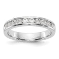 14kw 10-Stone Lab Grown Diamond VS/SI+ G+ Channel Band