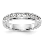 14kw 10-Stone Lab Grown Diamond VS/SI+ G+ Channel Band