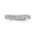 14kw 10-Stone Lab Grown Diamond VS/SI+ G+ Channel Band