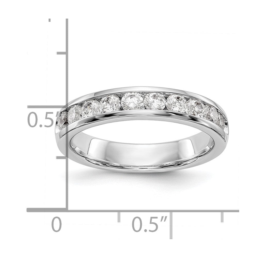 14kw 10-Stone Lab Grown Diamond VS/SI+ G+ Channel Band