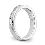 14kw 10-Stone Lab Grown Diamond VS/SI+ G+ Channel Band