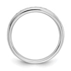 14K White Gold 11-Stone 1/5 carat Round Diamond Complete Channel Band